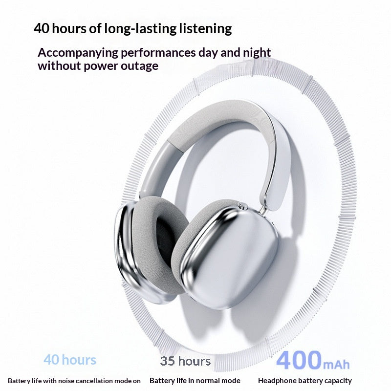 DeepBass Wireless Pro – Fones Bluetooth com Graves Intensos e Conforto Prolongado