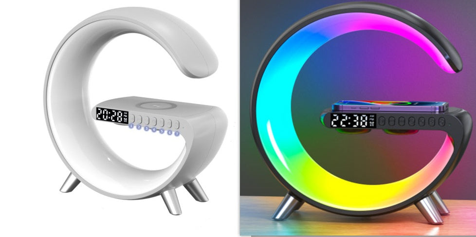 G-Smart Light Pro – Lâmpada LED com Alto-Falante Bluetooth e Carregamento Sem Fio Integrado
