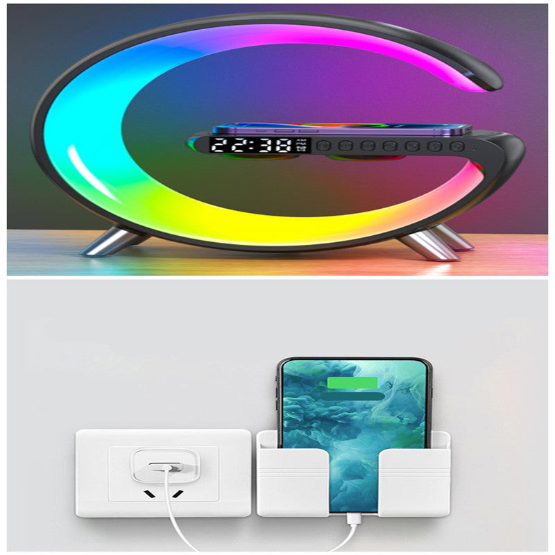G-Smart Light Pro – Lâmpada LED com Alto-Falante Bluetooth e Carregamento Sem Fio Integrado
