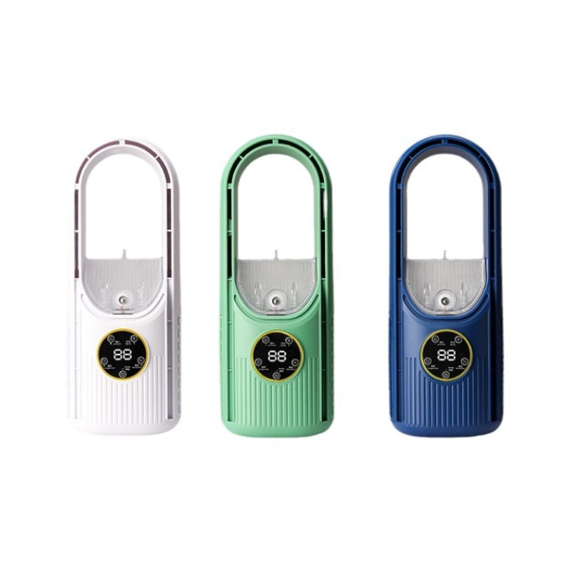 AirCool Mist Pro – Ventilador USB Sem Hélices com Névoa Refrescante, Silencioso e Portátil