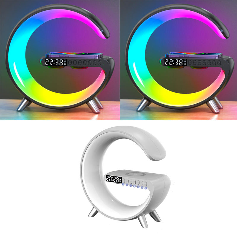 G-Smart Light Pro – Lâmpada LED com Alto-Falante Bluetooth e Carregamento Sem Fio Integrado